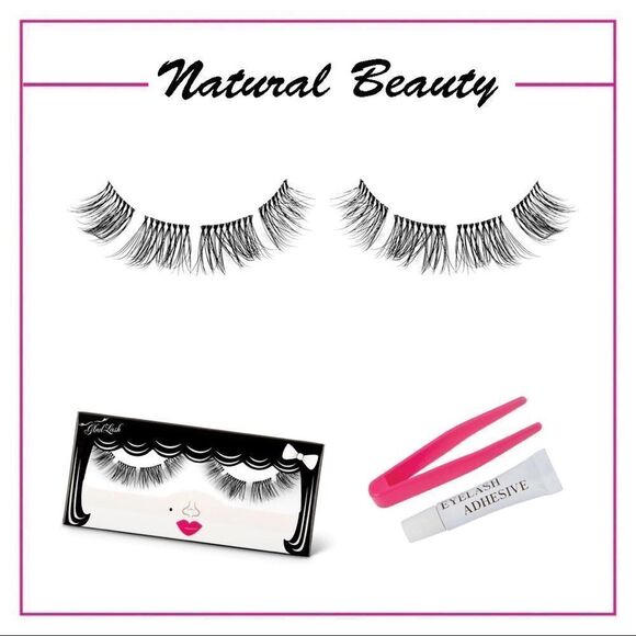 NIB GladGirl NATURAL BEAUTY MINUTELASH Lash Kit - Picture 1 of 5